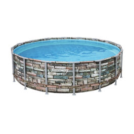 Каркасный бассейн Bestway Loft 56889 (671х132 см) с картриджным фильтром, лестницей и защитным тентом