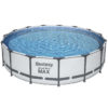 Каркасный бассейн Bestway 56488 (457х107 см) с картриджным фильтром, тентом и лестницей