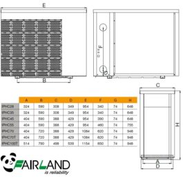Тепловой инверторный насос Fairland IPHCR70T (27.3 кВт) *