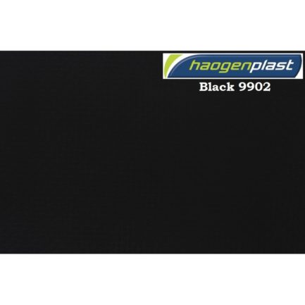 Пленка ПВХ 1,65х25,00м "Haogenplast", Black, черный
