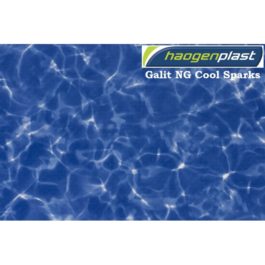 Пленка ПВХ 1,65х25,00м “Haogenplast”, Galit NG Cool Sparks , темный мрамор