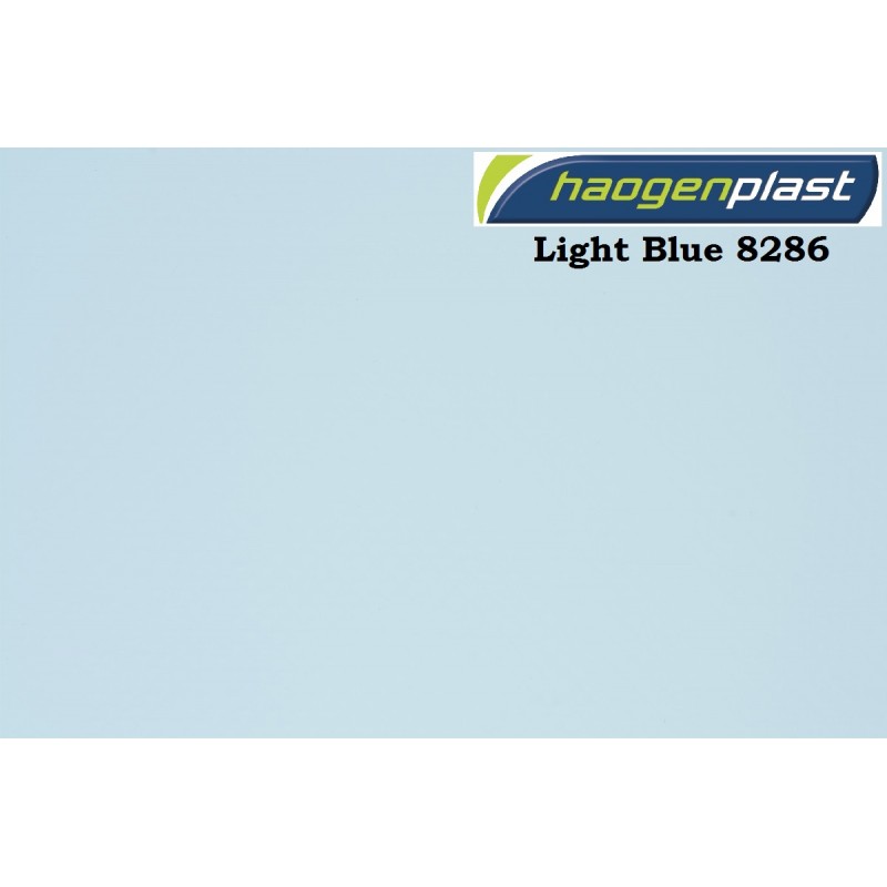 Пленка ПВХ 1,65х25,00м "Haogenplast", Light Blue, голубой