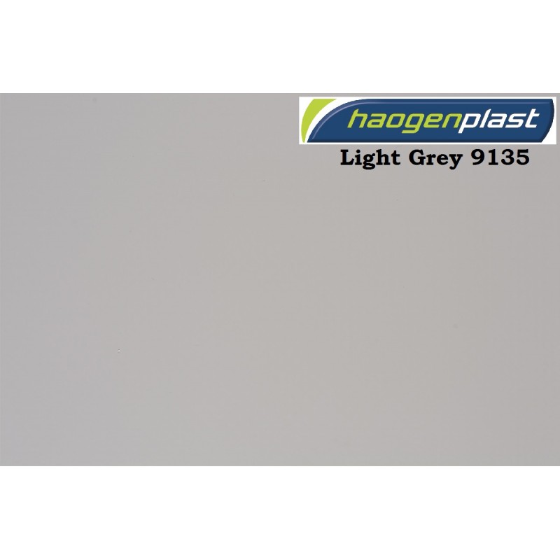 Пленка ПВХ 1,65х25,00м "Haogenplast Unicolors", Light Grey, светло-серый