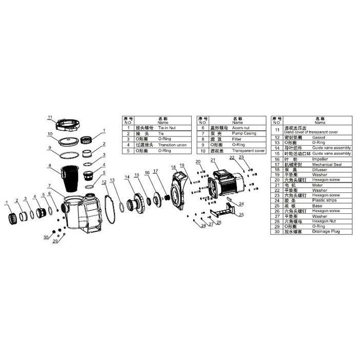 Насос Aquaviva LX SWPB200T (380В, 23.5 м3/ч, 2HP) Насос Aquaviva LX SWPB200T (380В, 23.5 м3/ч, 2HP)