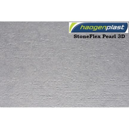 Пленка ПВХ 1,65х25,00м "Haogenplast StoneFlex", Pear-3D, перламутровый-3D