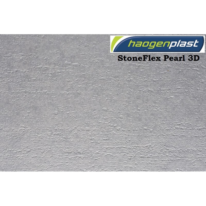 Пленка ПВХ 1,65х25,00м "Haogenplast StoneFlex", Pear-3D, перламутровый-3D