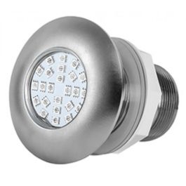 Cветильник N632, LED, белый холодный, встраиваемый, гайка, 5Вт, 12В AC, AISI304