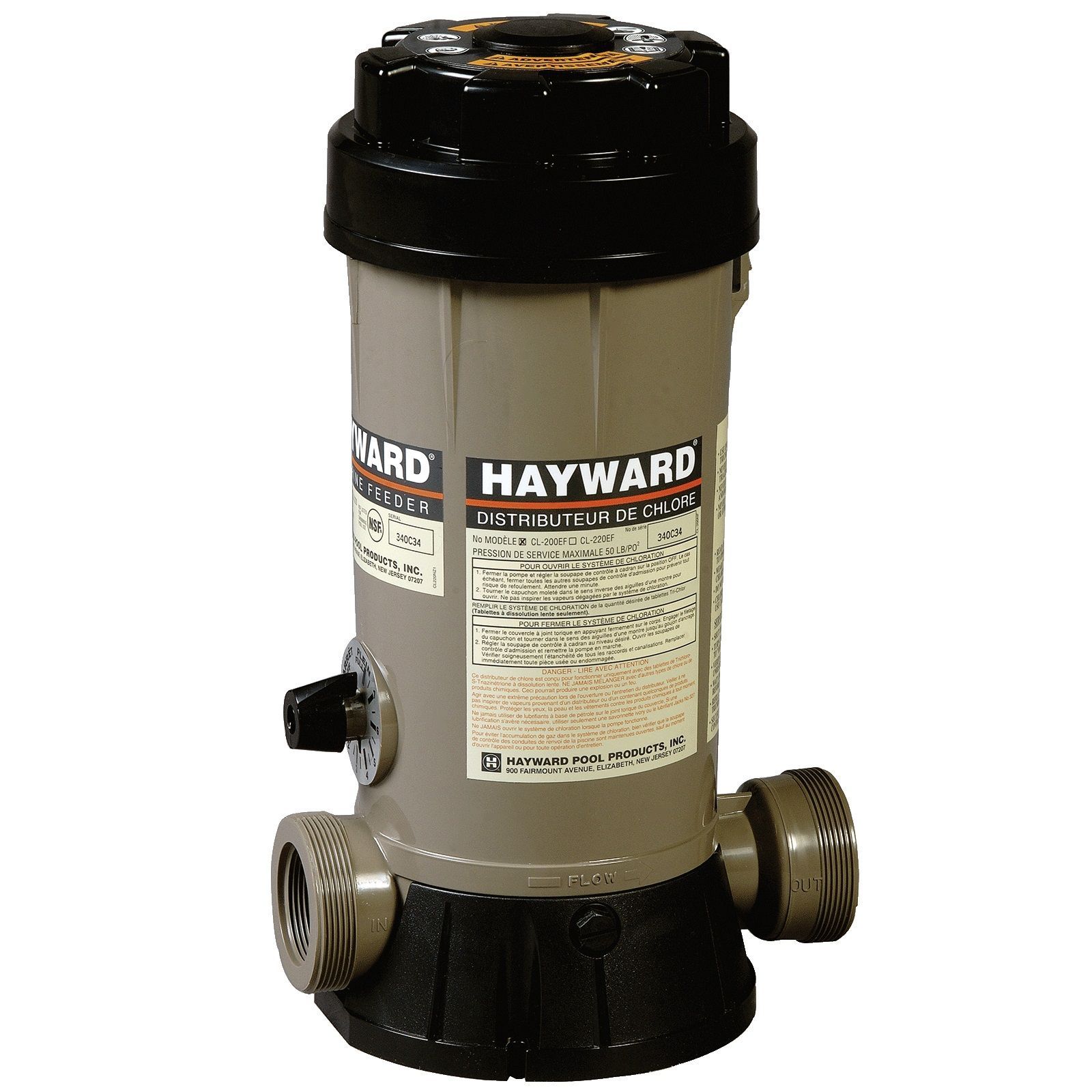 Хлоратор-полуавтомат Hayward CL0100EURO (2.5 кг, линейный)