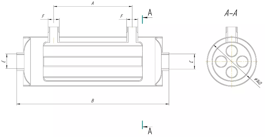 Теплообменник AISI 316L 120 кВт Теплообменник AISI 316L 120 кВт