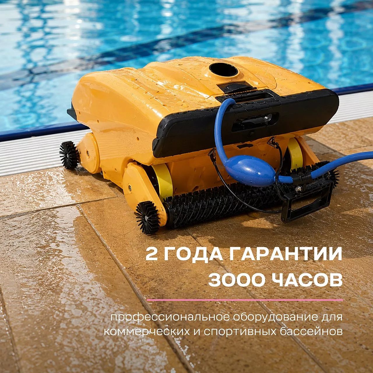 Робот-пылесос для бассейна DOLPHIN WAVE 200 XL: бассейн до 50 метров; любое покрытие; очистка дна, стен и ватерлинии Робот-пылесос для бассейна DOLPHIN WAVE 200 XL: бассейн до 50 метров; любое покрытие; очистка дна, стен и ватерлинии
